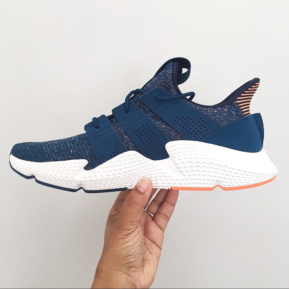 Men’s Adidas Prophere Blue Night Hi Res Orange - Picture 3 of 6